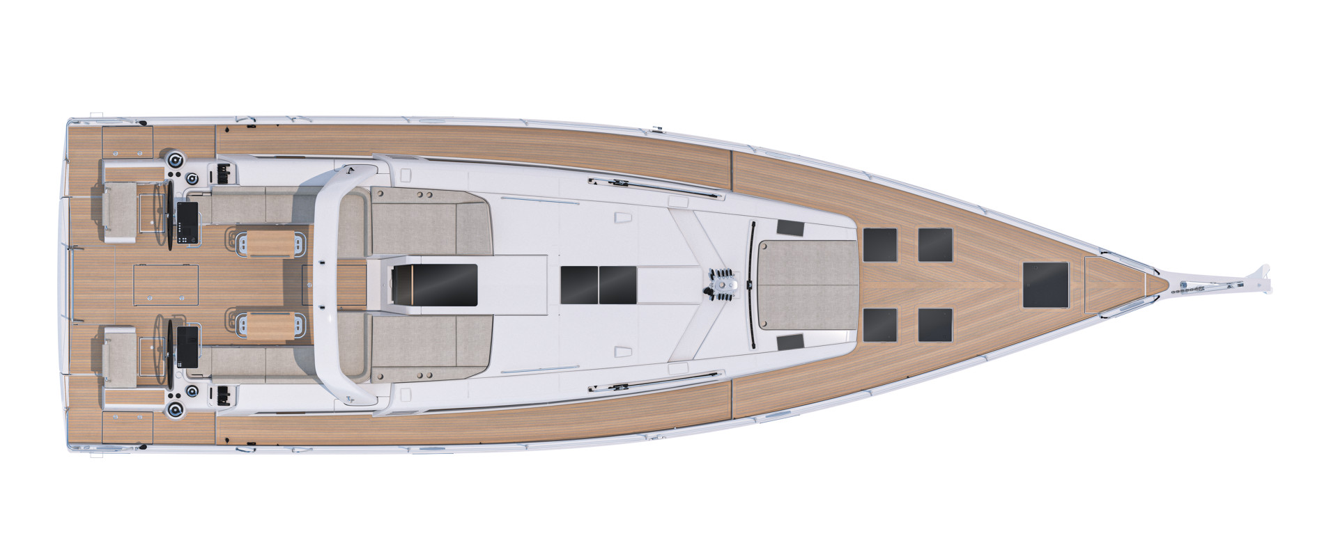 New Oceanis60 Deck Plan