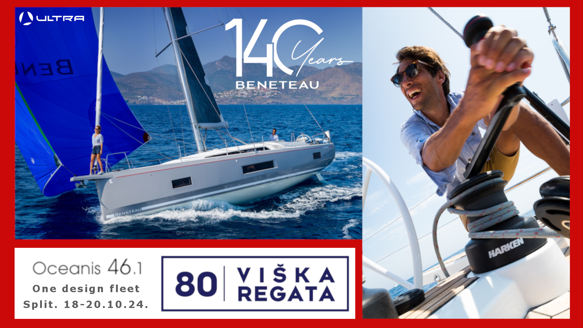 OCEANIS 46.1 special regatta class for 140 years of BENETEAU in Croatia